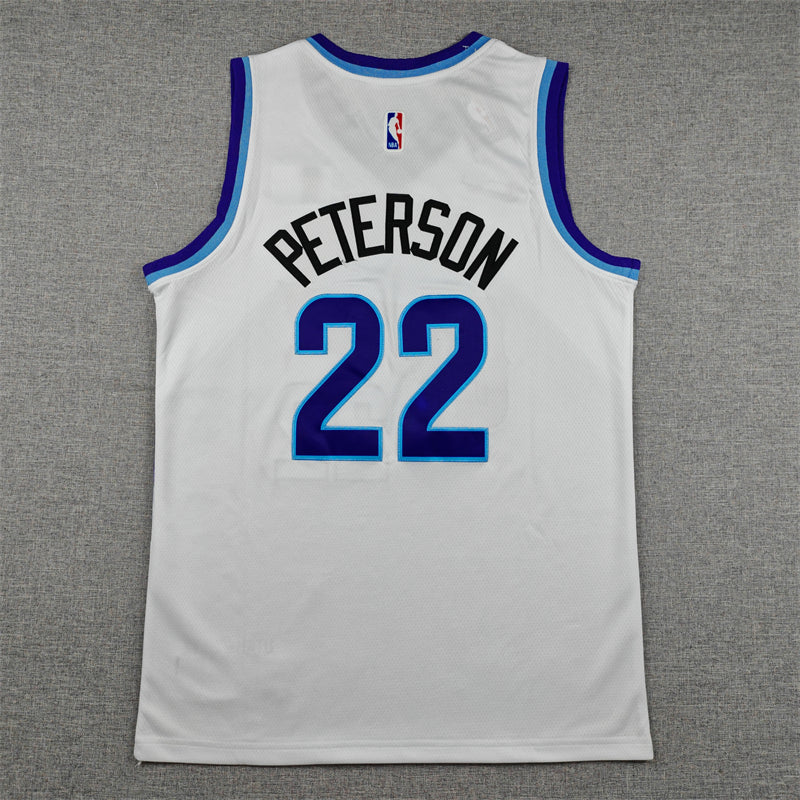 Jazz #22 Association Edition White Jersey