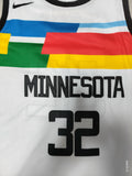 22-23 NBA Minnesota Timberwolves #32 Karl-Anthony Towns City Edition White Jersey