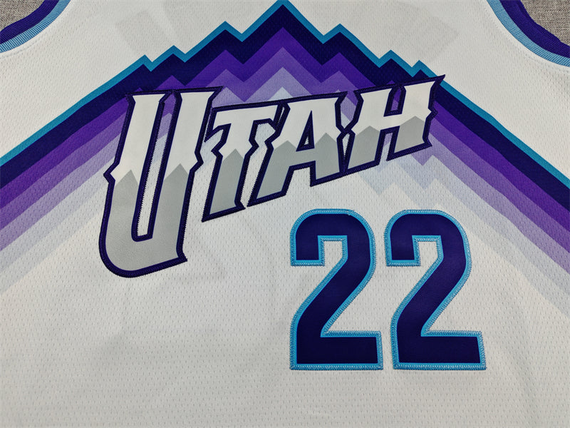 Jazz #22 Association Edition White Jersey