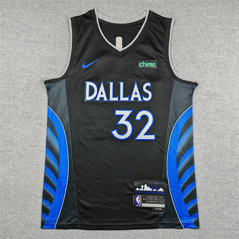 Dallas Mavericks City Edition Black Authentic Jersey