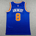 Knicks #8 Icon Edition Blue Jersey