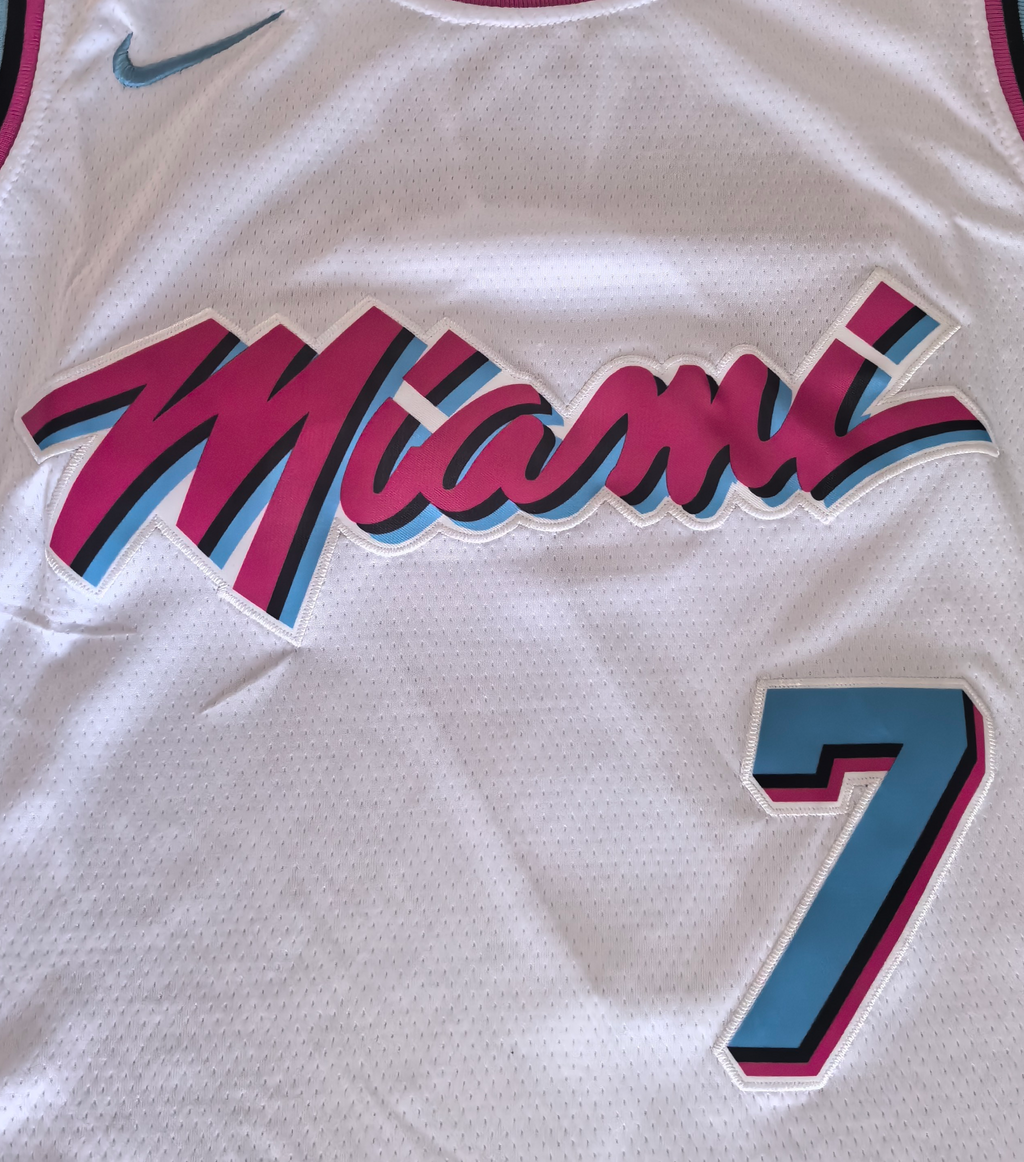 Heat #7 Giannis Antetokounmpo City Edition White Jersey