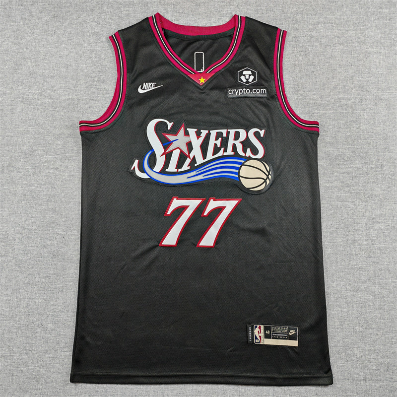 Philadelphia 76ers Statement Edition Black Swingman Jersey