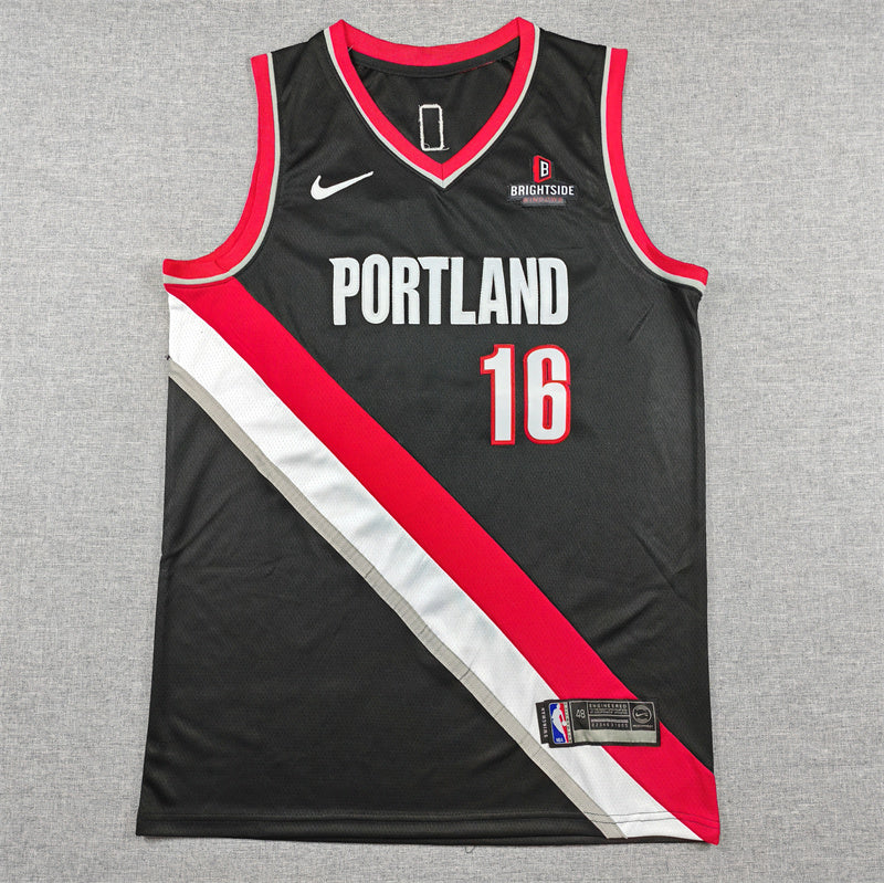 Portland Trail Blazers #16 Nike Icon Edition Jersey – Dark Side of Rip City