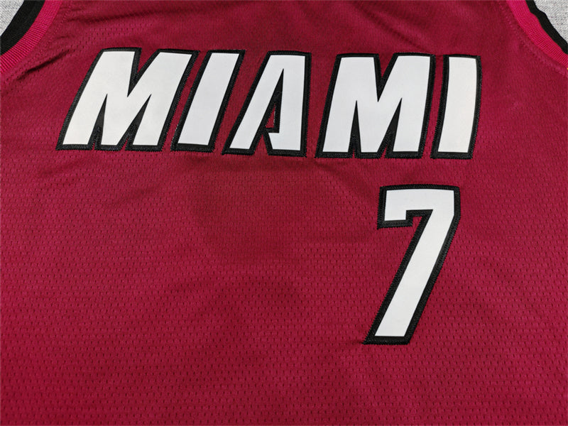Heat #7 Icon Edition Red Jersey