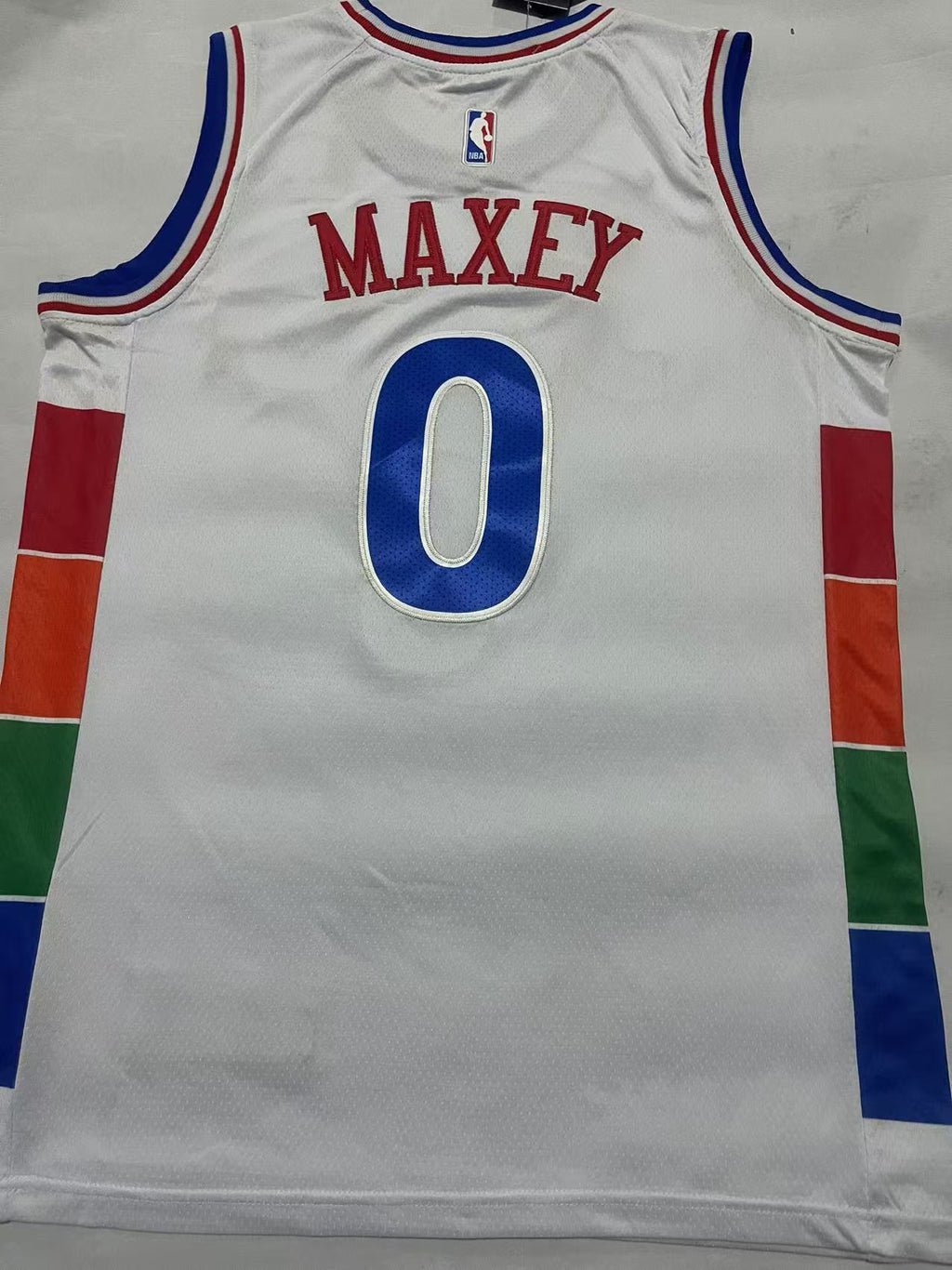 Philadelphia 76ers #0 Tyrese Maxey Nike City Edition Jersey – 2025