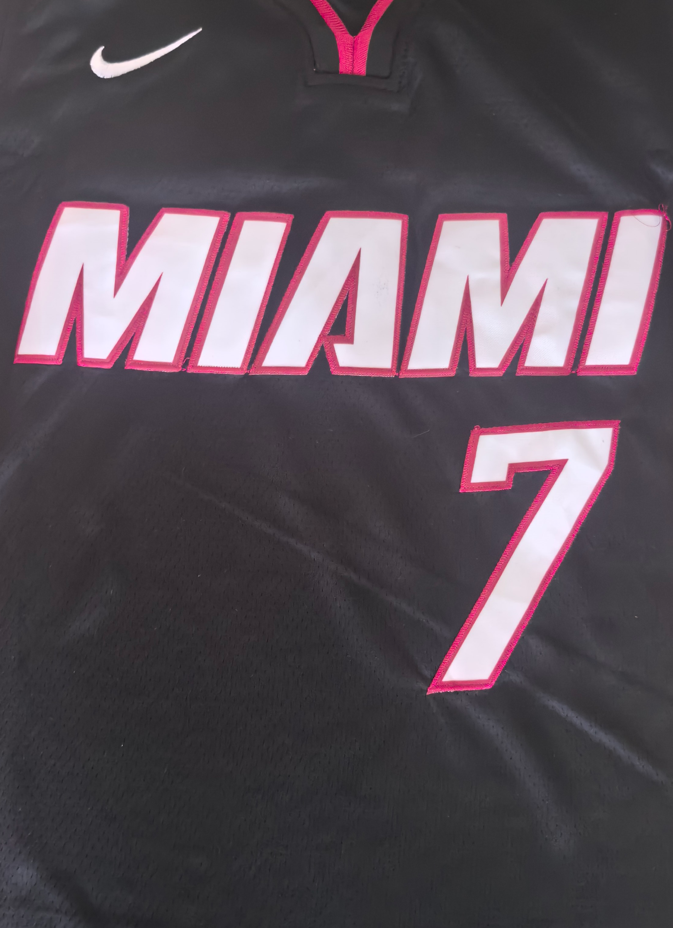 Heat #7 Giannis Antetokounmpo Black Jersey — The Greek Freak Hits South Beach