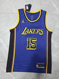 22-23 NBA Los Angeles Lakers #15 Austin Reaves Statement Edition Purple Jersey