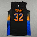 New York Knicks Association Edition Black Hardwood Jersey