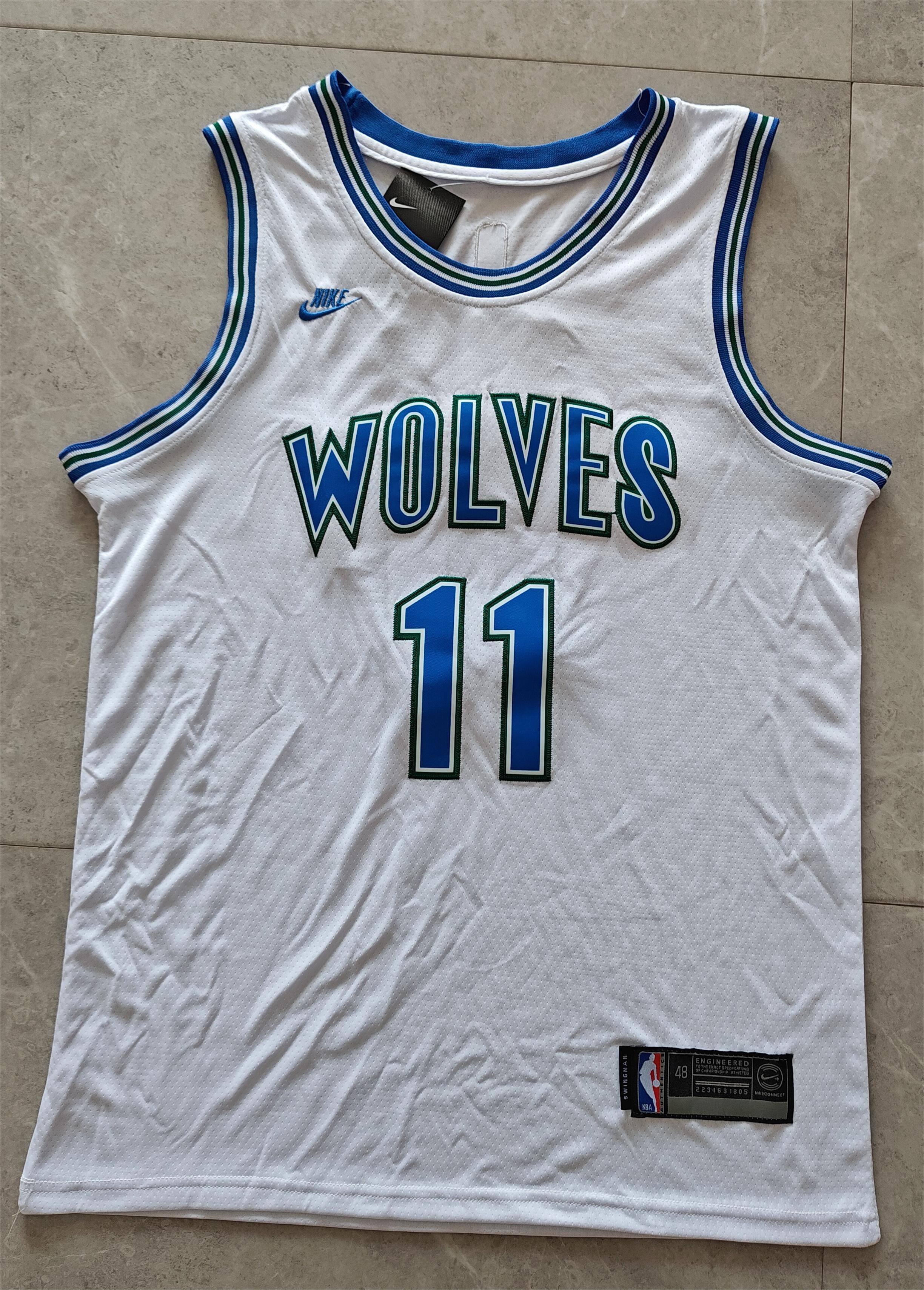 NBA Minnesota Timberwolves #11 Naz Reid Hardwood Classics White Jersey