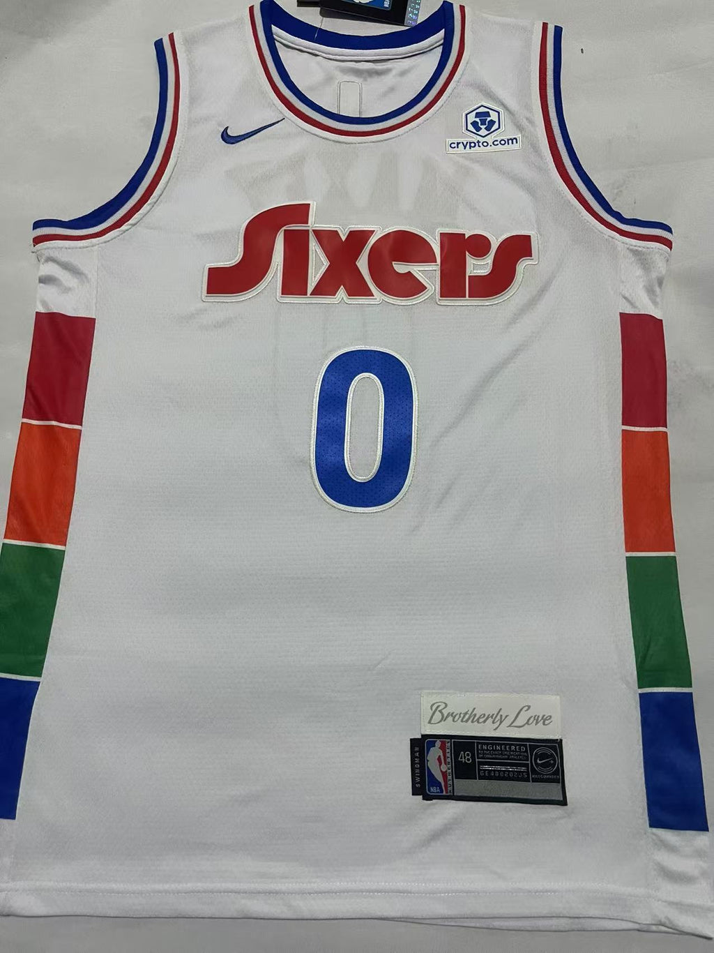 Philadelphia 76ers #0 Tyrese Maxey Nike City Edition Jersey – 2025