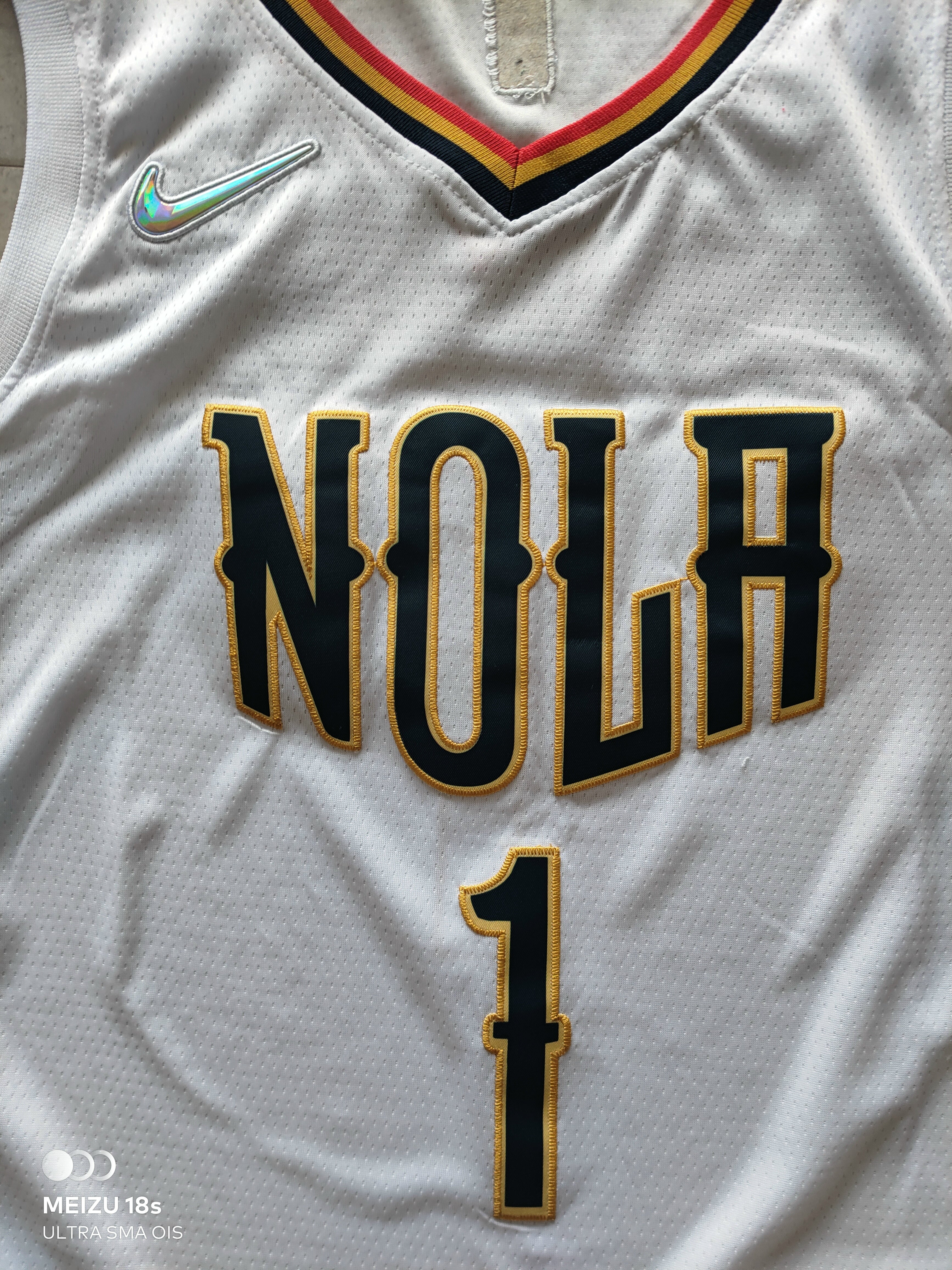 NBA 75th Anniversary New Orleans Pelicans #1 Zion Williamson White Jersey