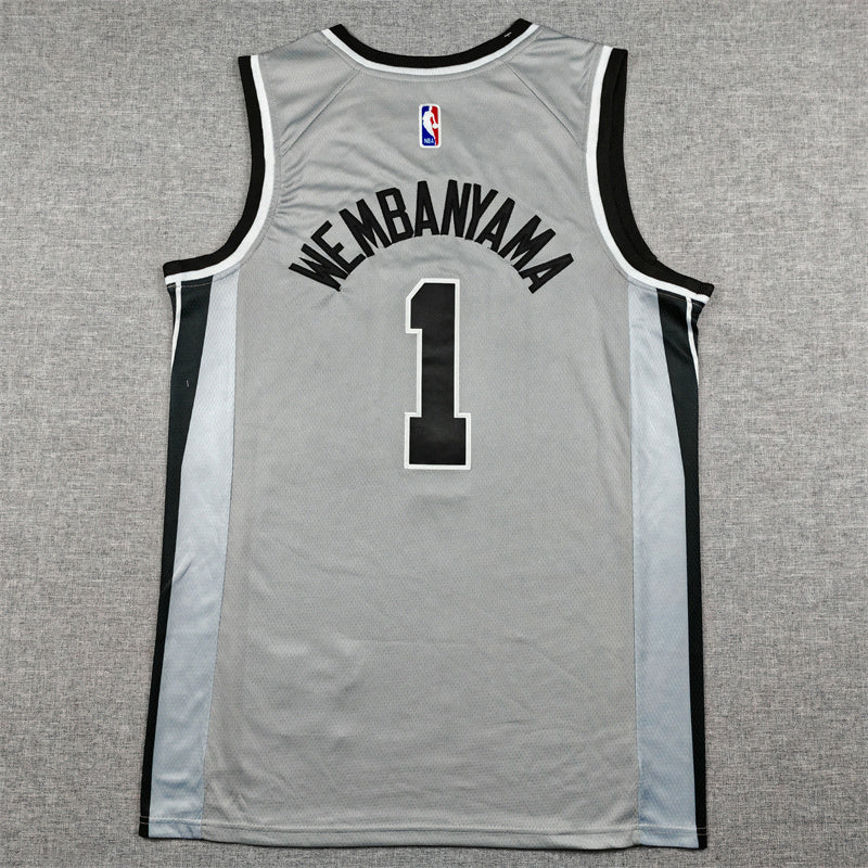 San Antonio Spurs Statement Edition Gray Swingman Jersey