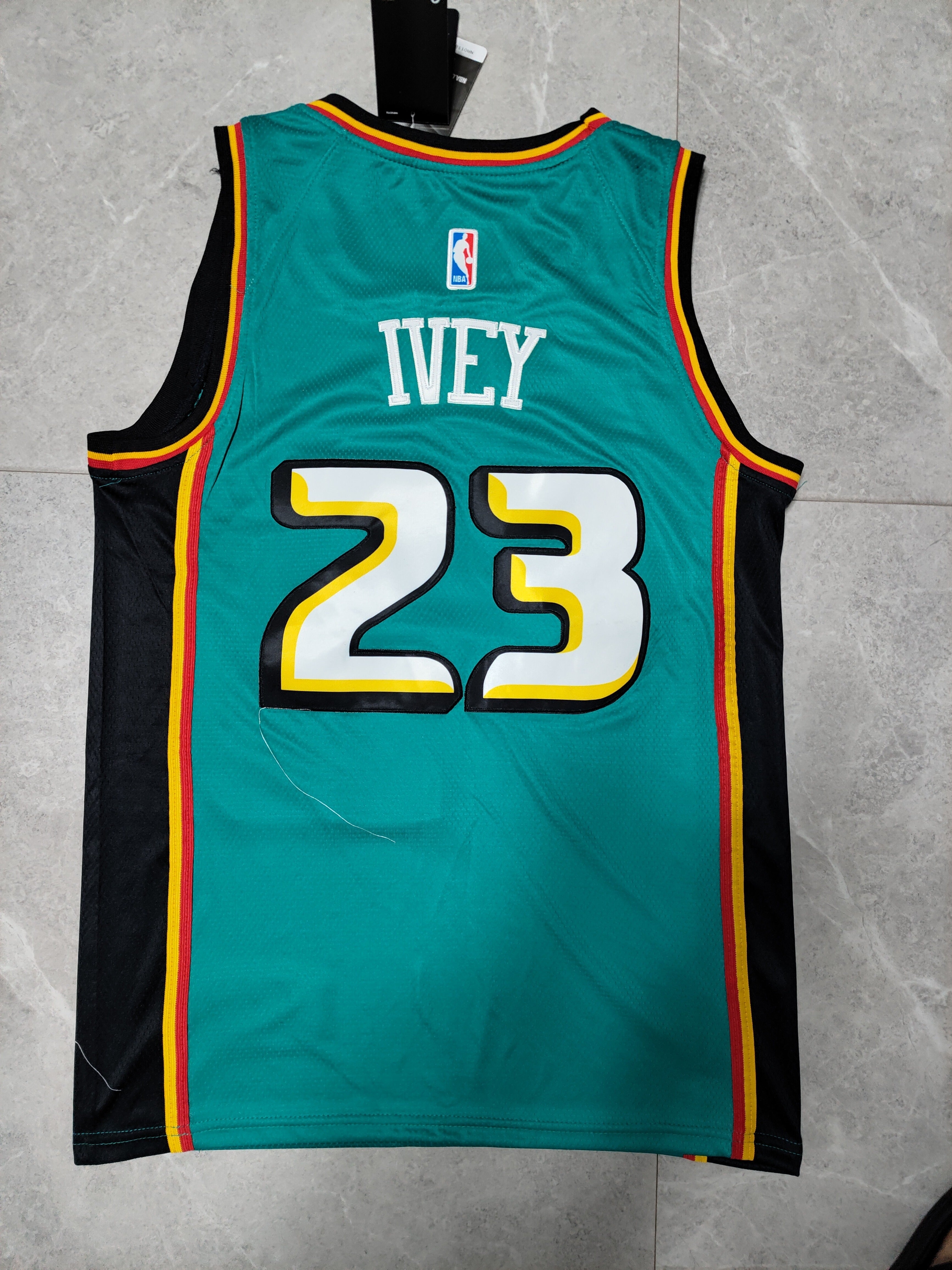 22-23 NBA Detroit Pistons #23 Jaden Ivey Green Jersey