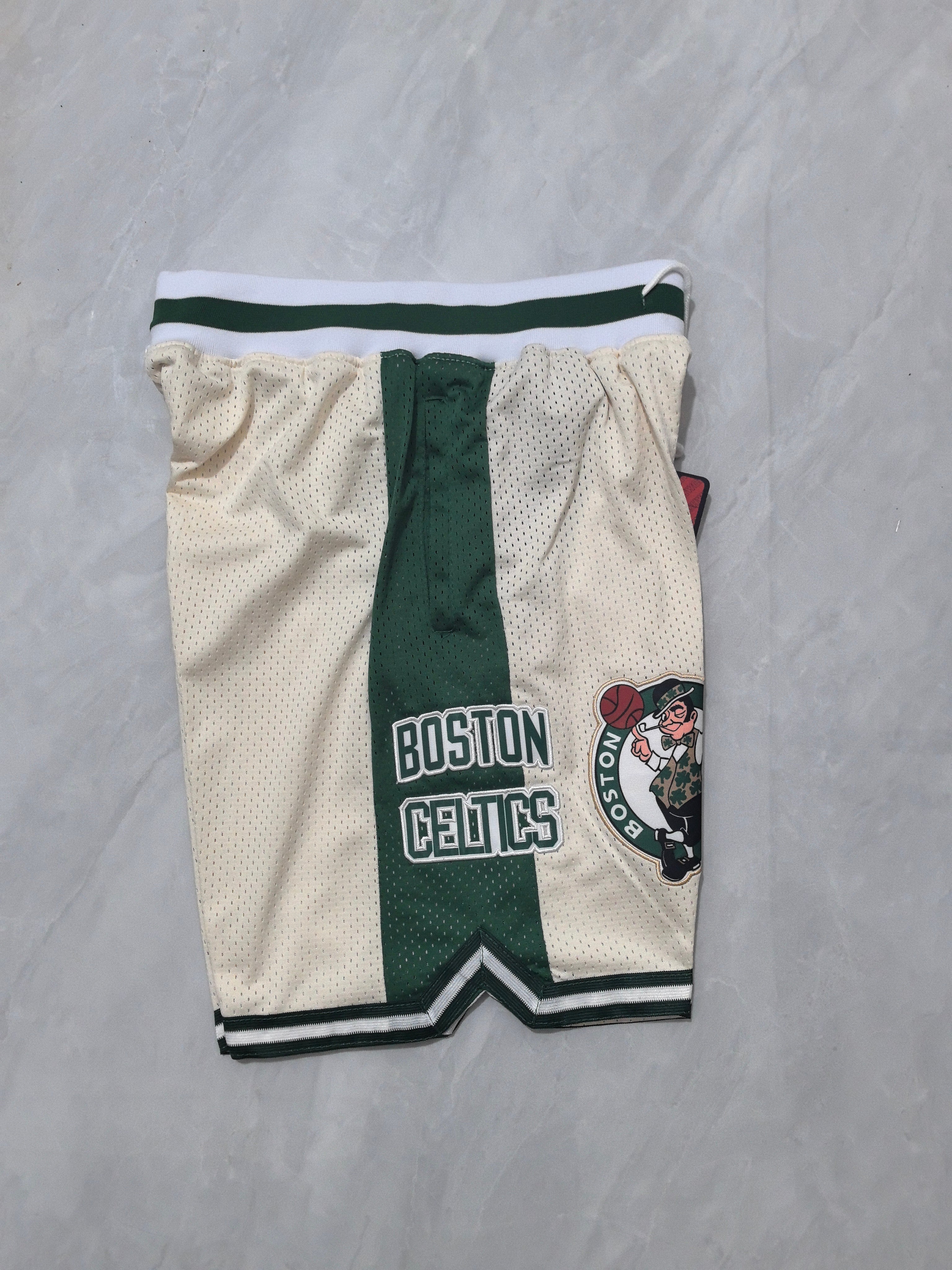 Boston Celtics Retro Pocket Shorts – Championship Legacy Edition