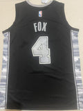 San Antonio Spurs De'Aaron Fox #4 Nike Swingman Jersey – Icon Edition