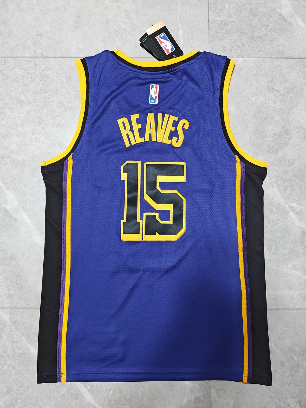 22-23 NBA Los Angeles Lakers #15 Austin Reaves Statement Edition Purple Jersey