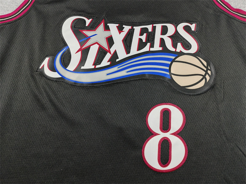 Philadelphia 76ers Icon Edition Black Swingman Jersey