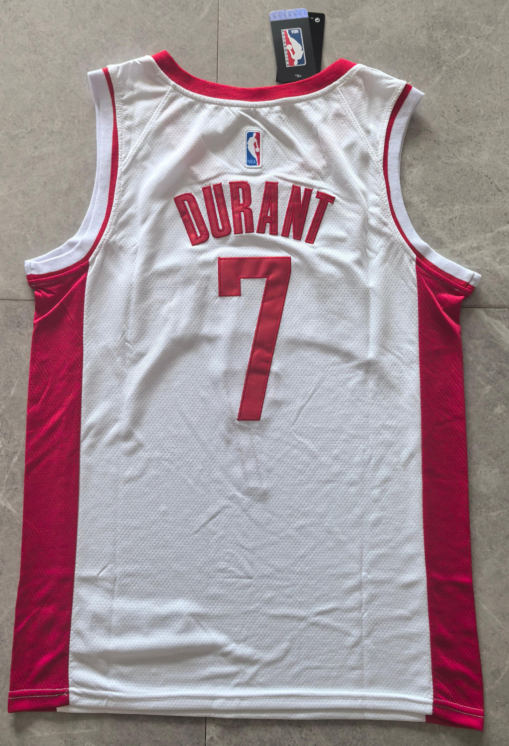 NBA Houston Rockets #7 Kevin Durant White Jersey
