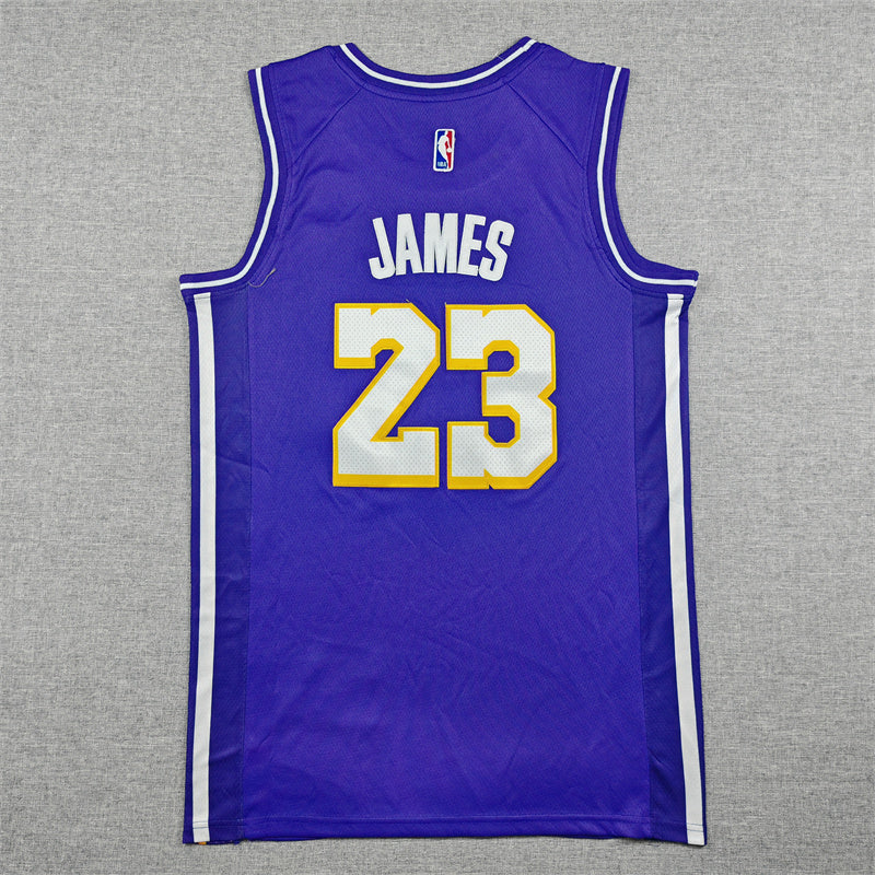 Los Angeles Lakers City Edition Purple Gold Fan Jersey