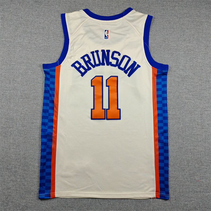 New York Knicks City Edition Cream Swingman Jersey