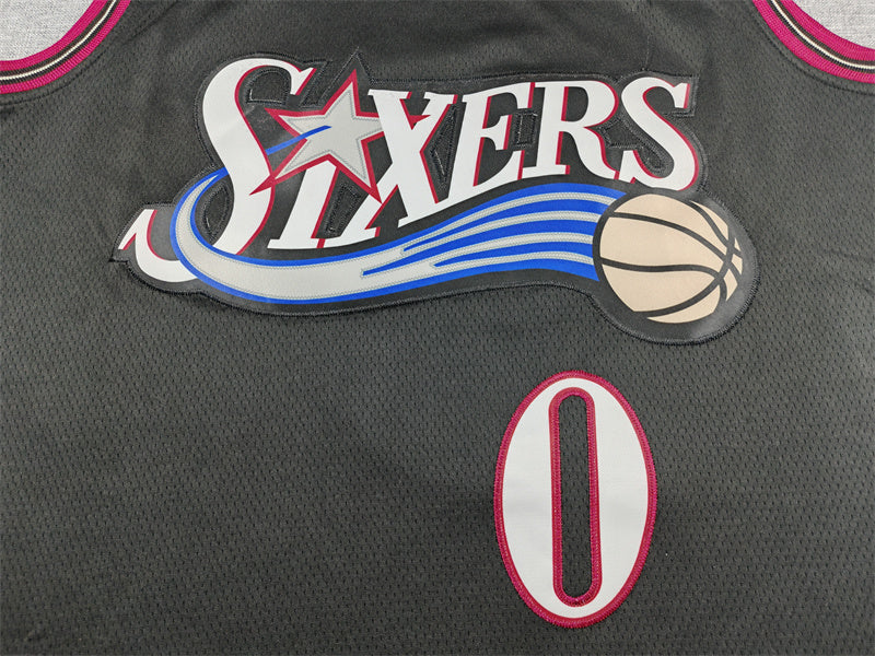 Portland Trail Blazers Statement Edition Black Swingman Jersey