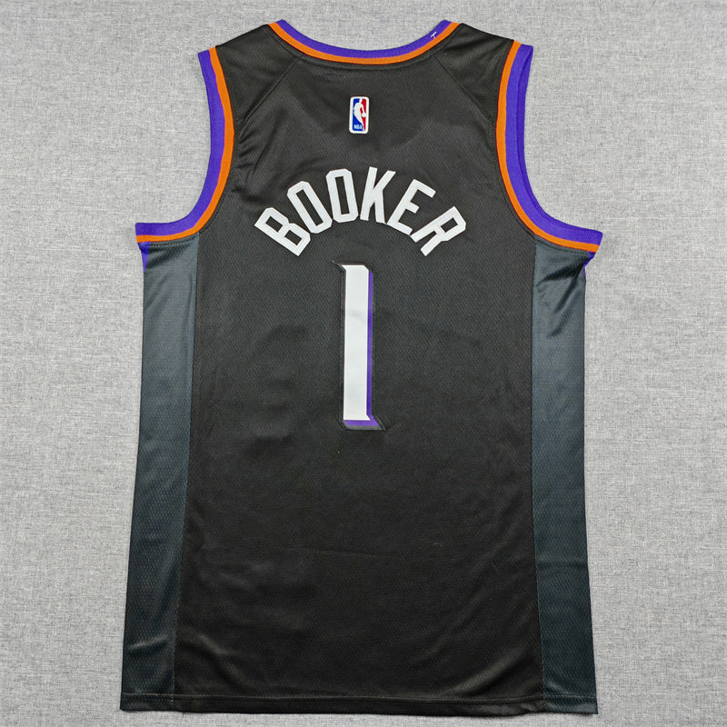 Phoenix Suns Association Edition Black Fan Jersey