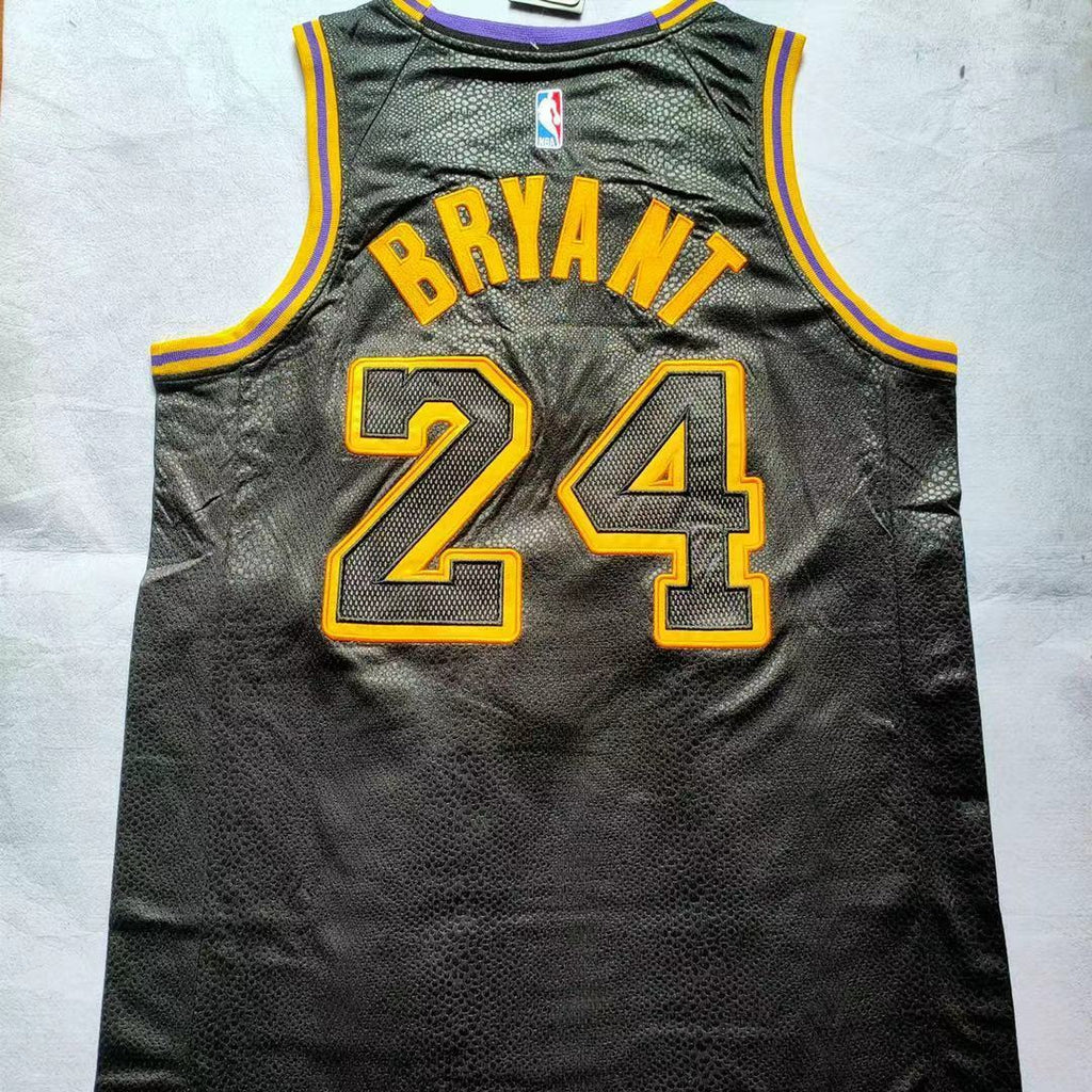 Lakers #8/#24 Snake Print Nike Jersey