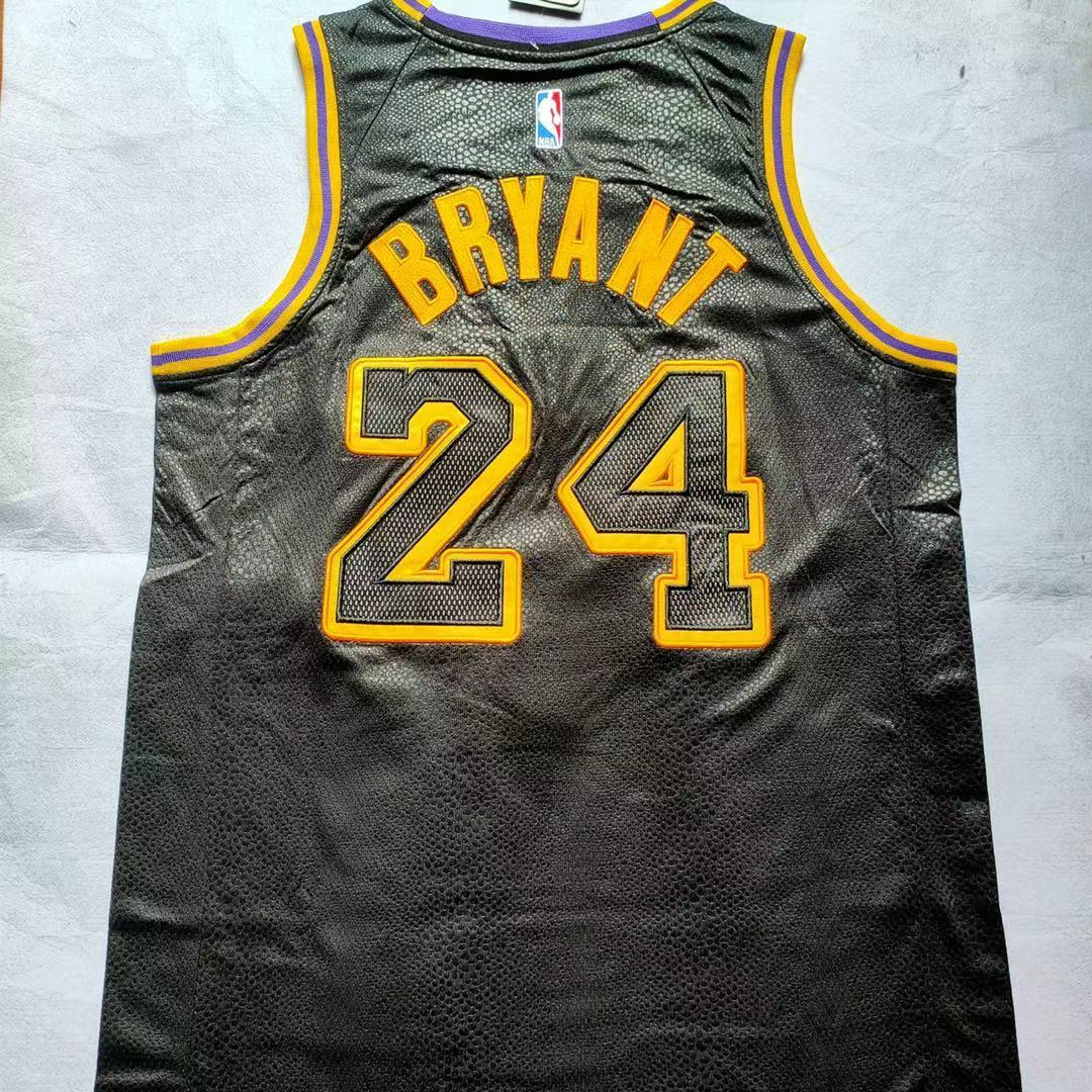 Lakers #8/#24 Snake Print Nike Jersey