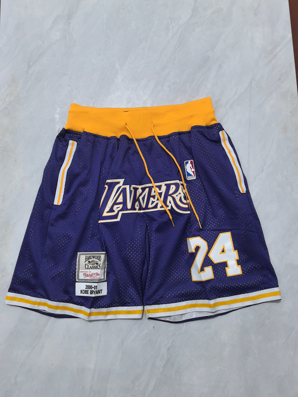 Los Angeles Lakers Retro Pocket Shorts – Purple Reign Edition