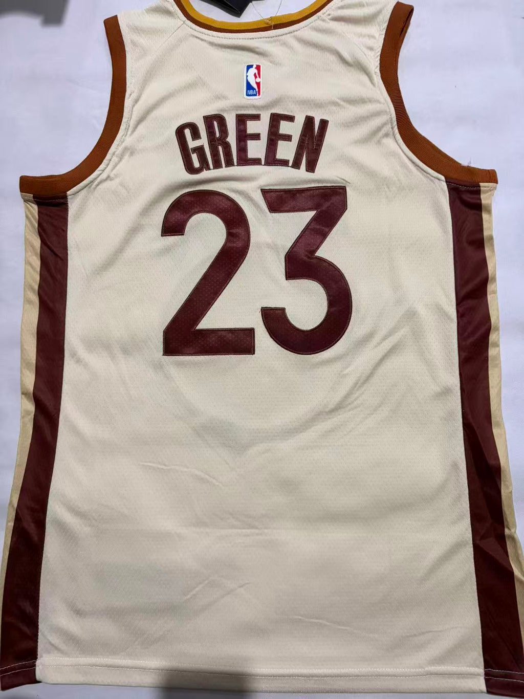 Golden State Warriors Classic Edition Cream Swingman Jersey