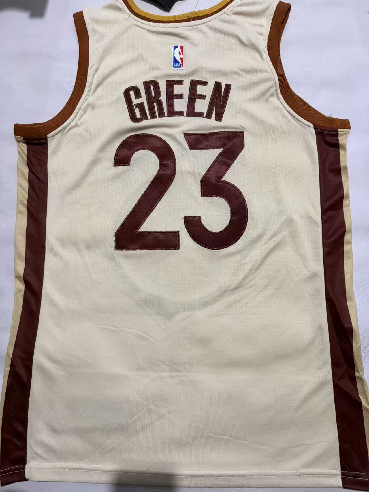 Golden State Warriors Classic Edition Cream Swingman Jersey