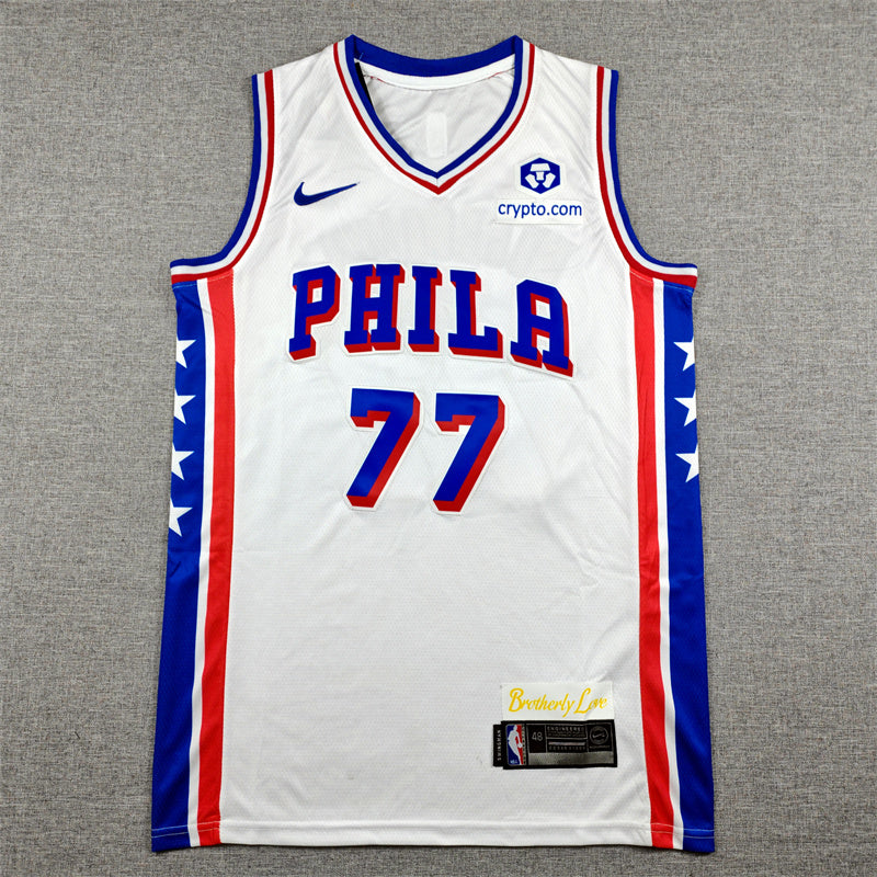 Philadelphia 76ers #77 Nike Association Edition Jersey – Trust the Process