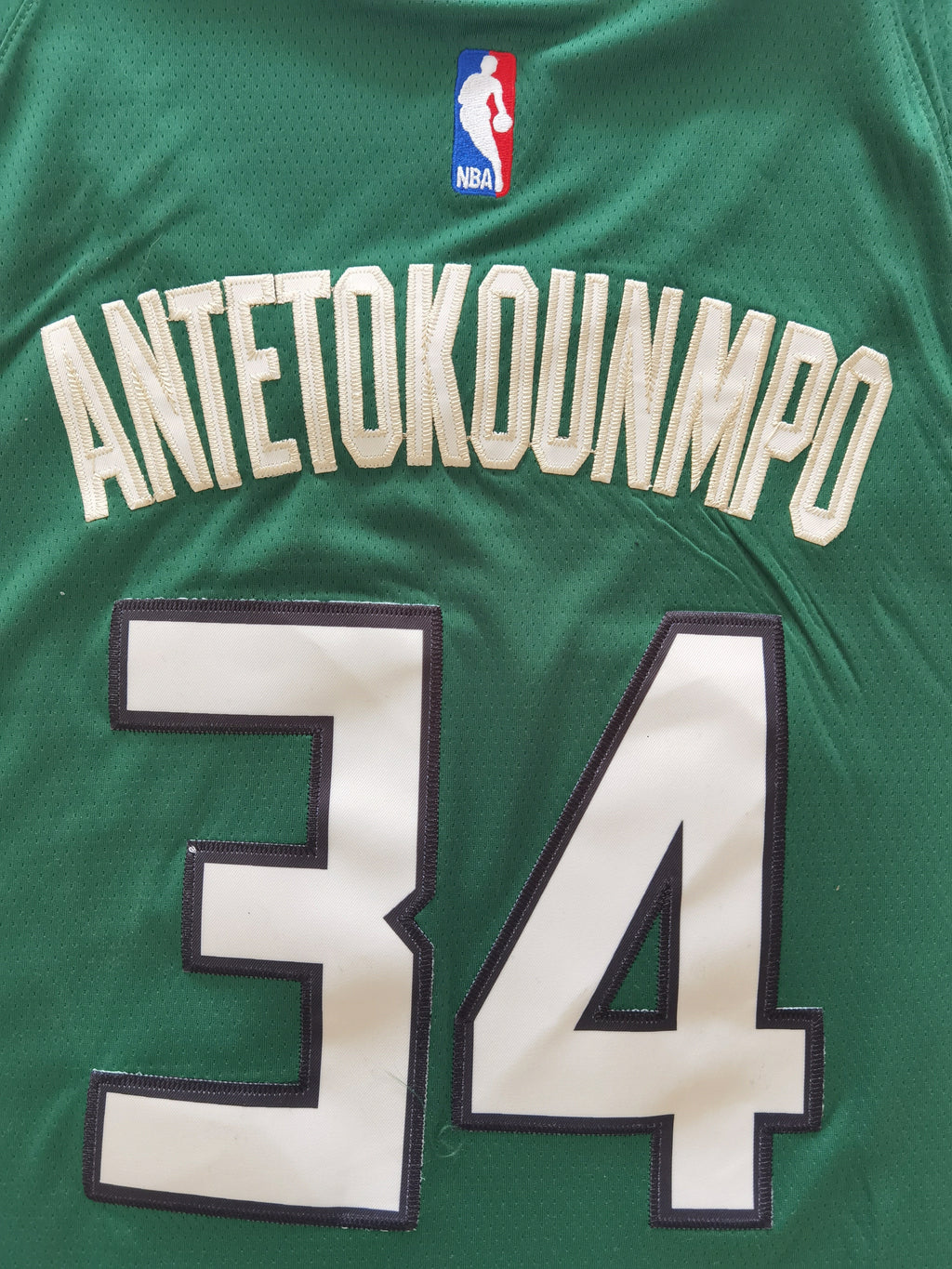 NBA Milwaukee Bucks #34 Giannis Antetokounmpo Earned Edition Green Jersey