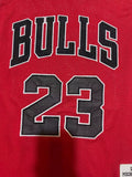 Bulls #23 Red Vintage Nike Jersey