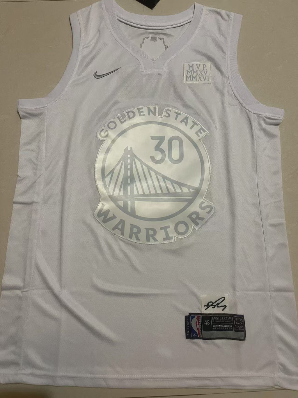 Golden State Warriors Stephen Curry #30 Nike Jersey – The Chef’s Edition