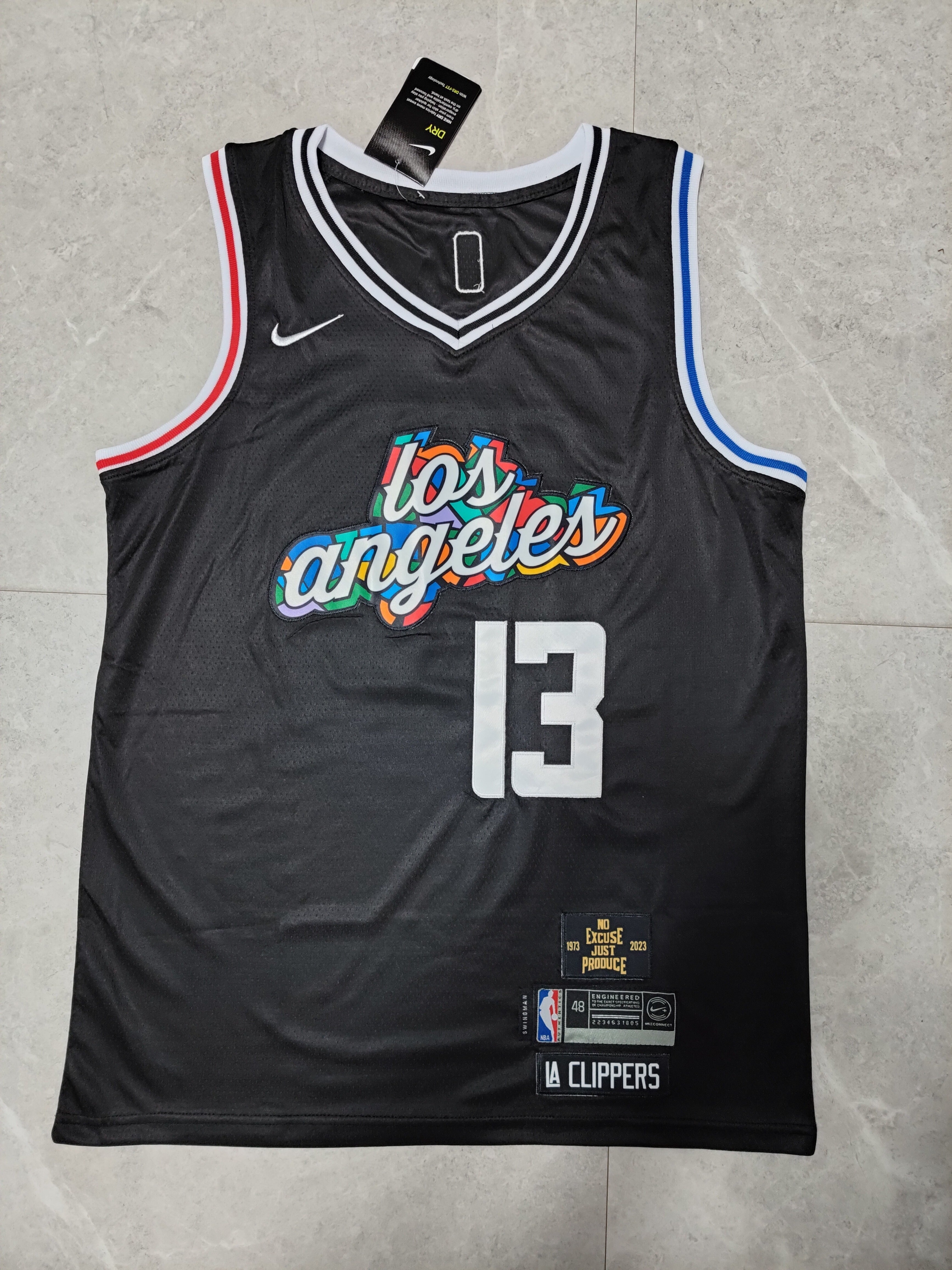 22-23 NBA LA Clippers #13 Paul George Black Jersey