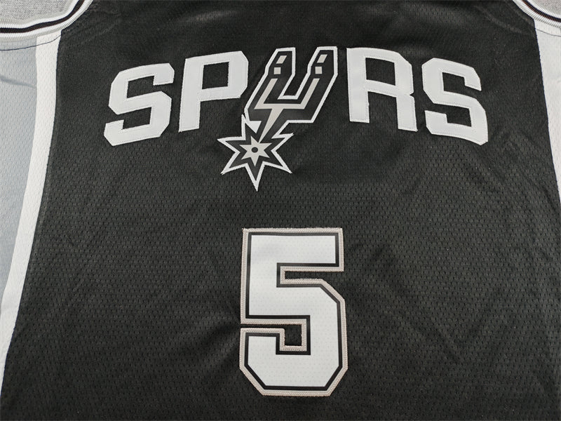 San Antonio Spurs Statement Edition Black Swingman Jersey