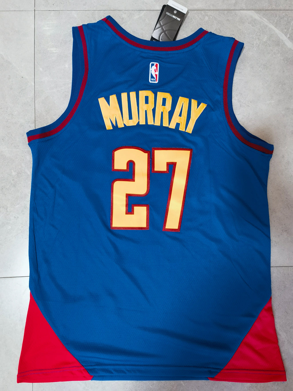 22-23 NBA Denver Nuggets #27 Jamal Murray Statement Edition Blue Jersey