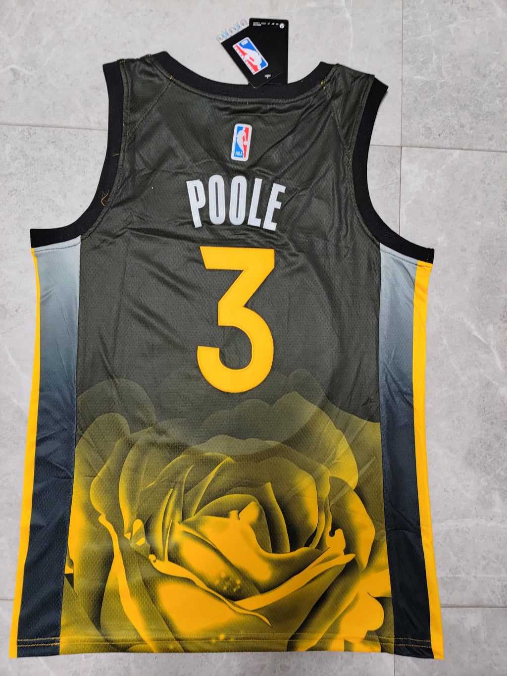 22-23 NBA Golden State Warriors #3 Jordan Poole Statement Edition Black Jersey