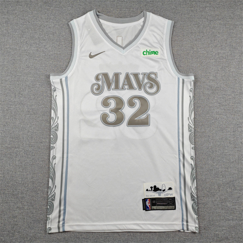Dallas Mavericks City Edition White Skyline Fan Jersey