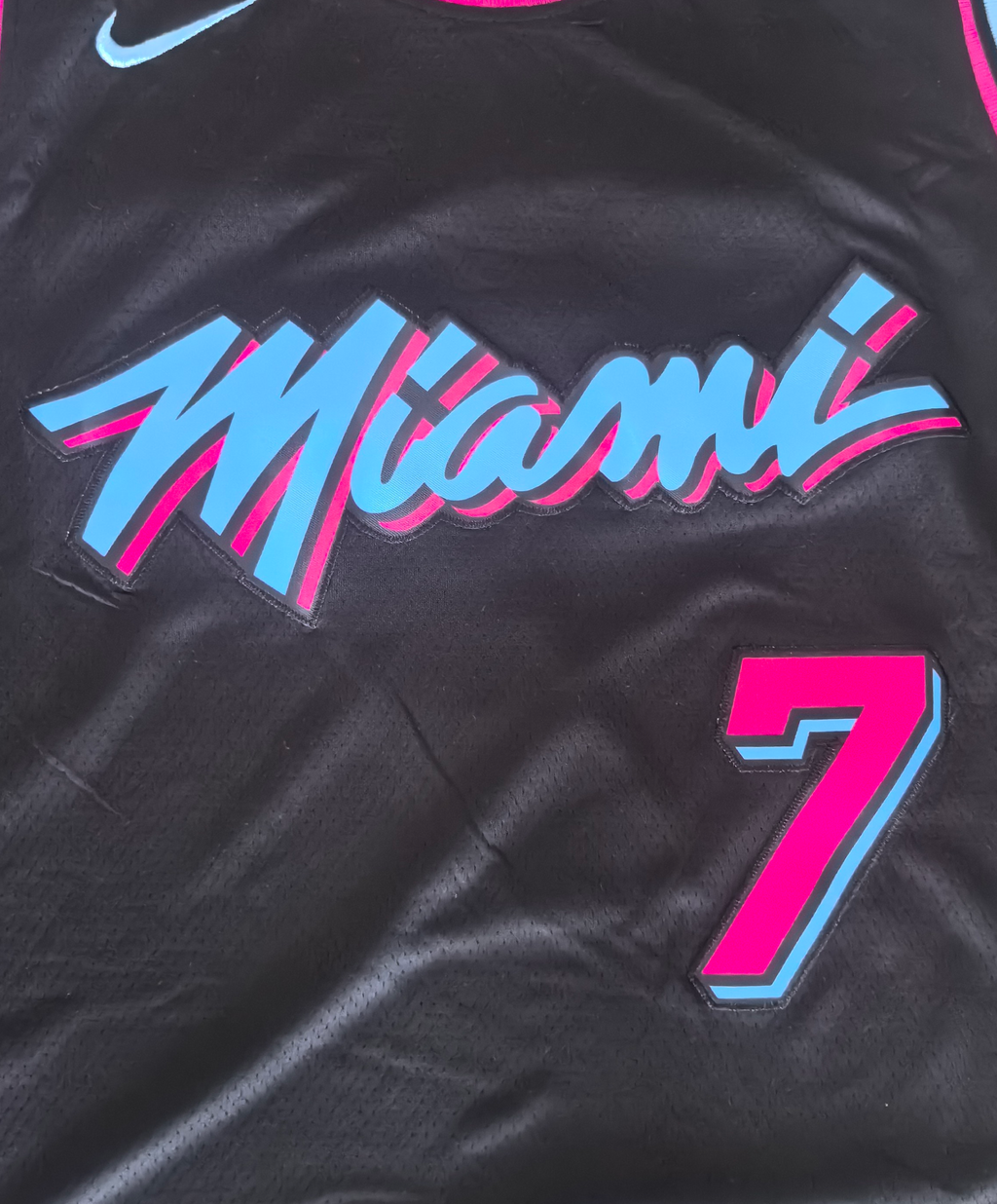 NBA Miami Heat #7 Giannis Antetokounmpo City Edition Black Jersey