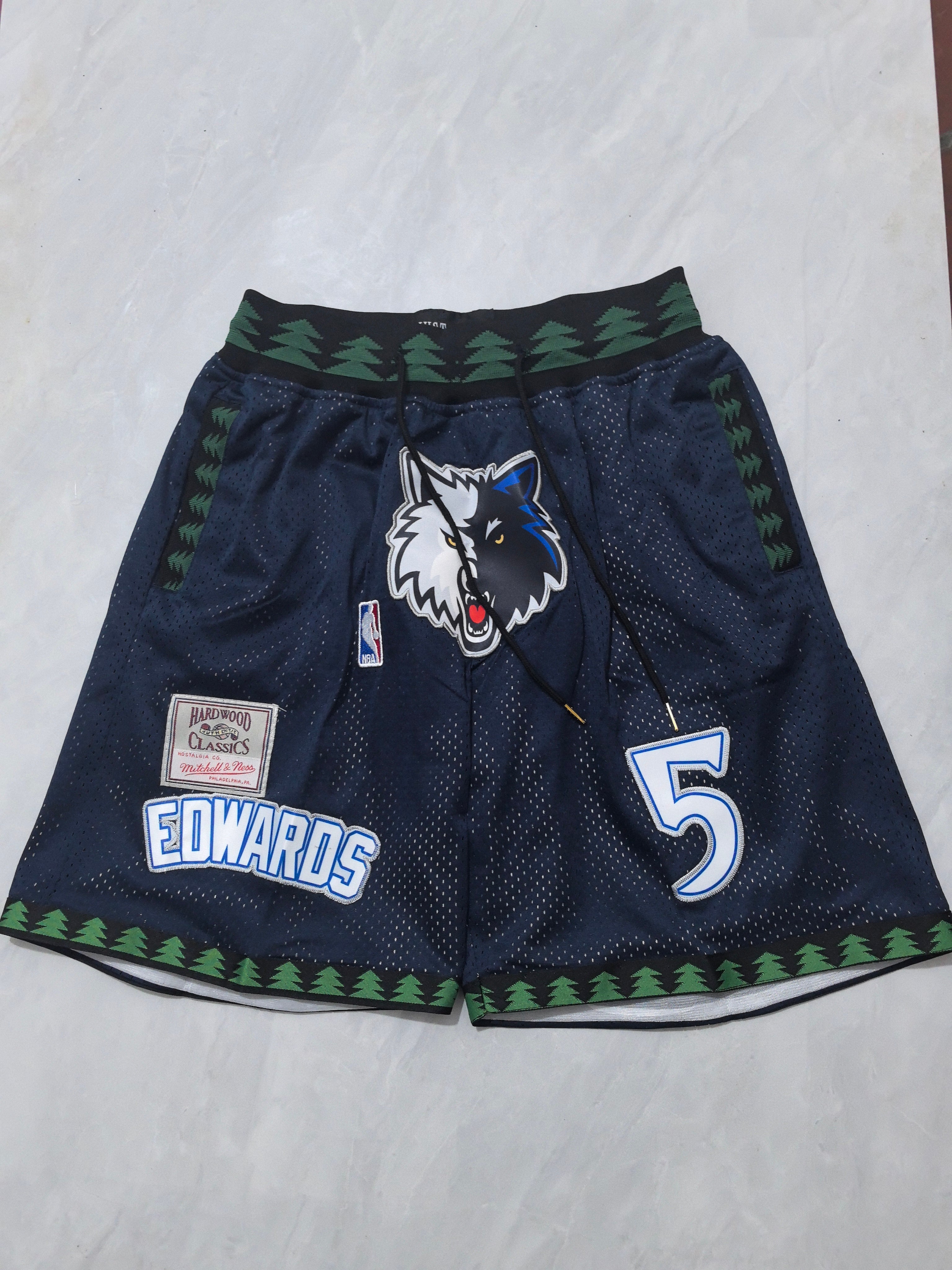 Minnesota Timberwolves Retro Pocket Shorts – North Side Edition
