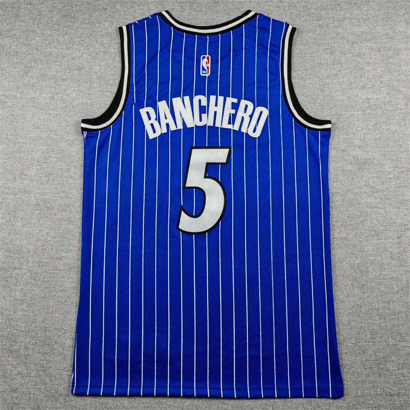 Orlando Magic City Edition Blue Pinstripe Fan Jersey