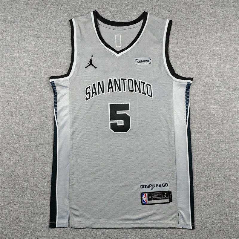 San Antonio Spurs 2026 City Edition Gray Statement Jersey
