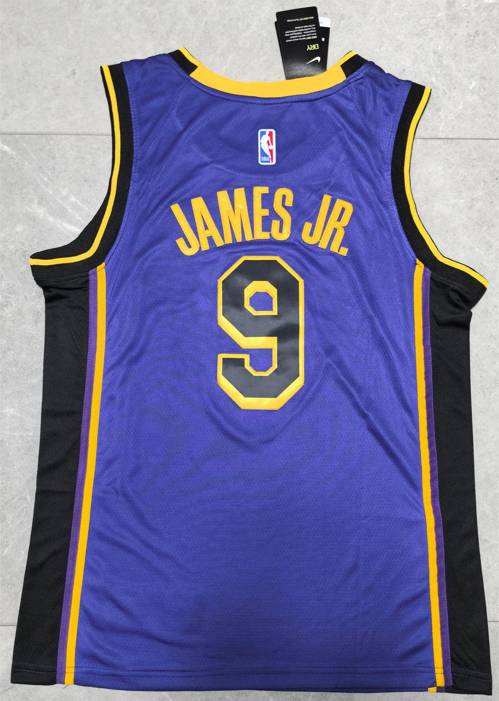NBA Los Angeles Lakers #9 Bronny James Statement Edition Purple Jersey