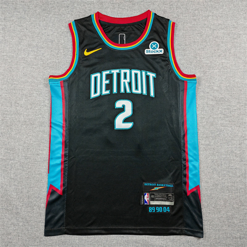 Detroit Pistons City Edition Black Motor City Fan Jersey