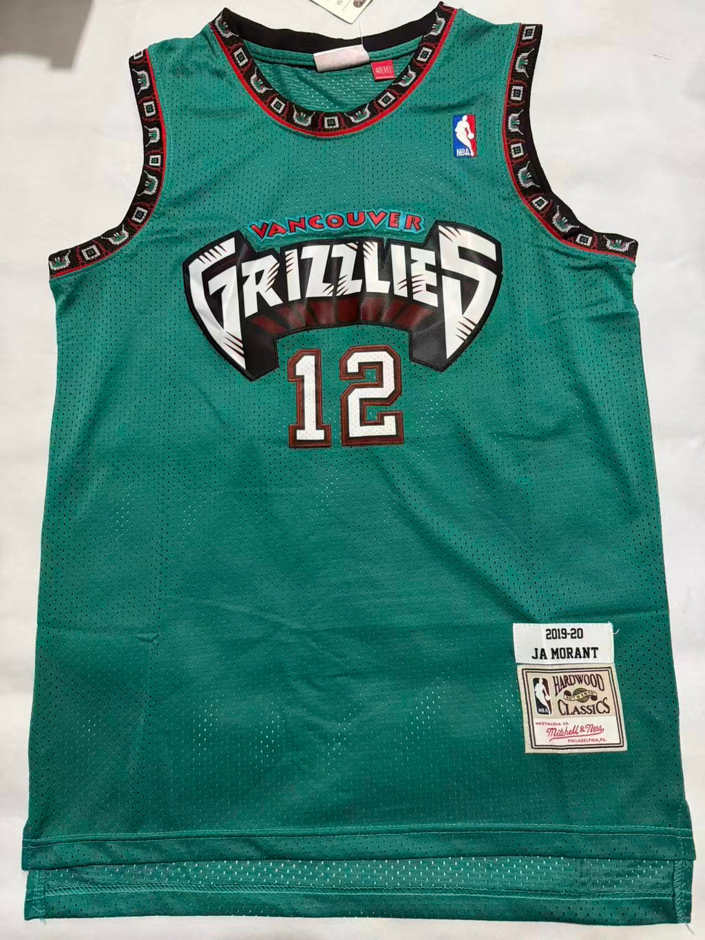Memphis Grizzlies Hardwood Classics Teal Swingman Jersey