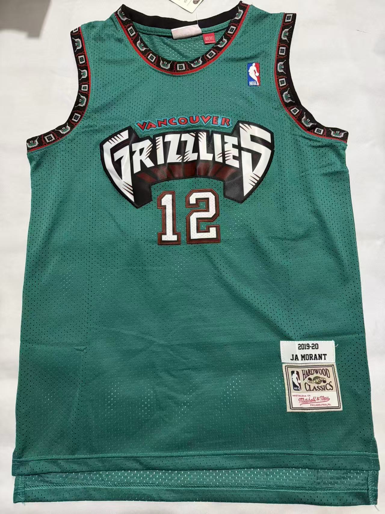 Memphis Grizzlies Hardwood Classics Teal Swingman Jersey