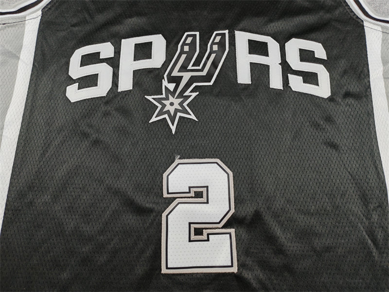 Spurs #2 Statement Edition Black Jersey